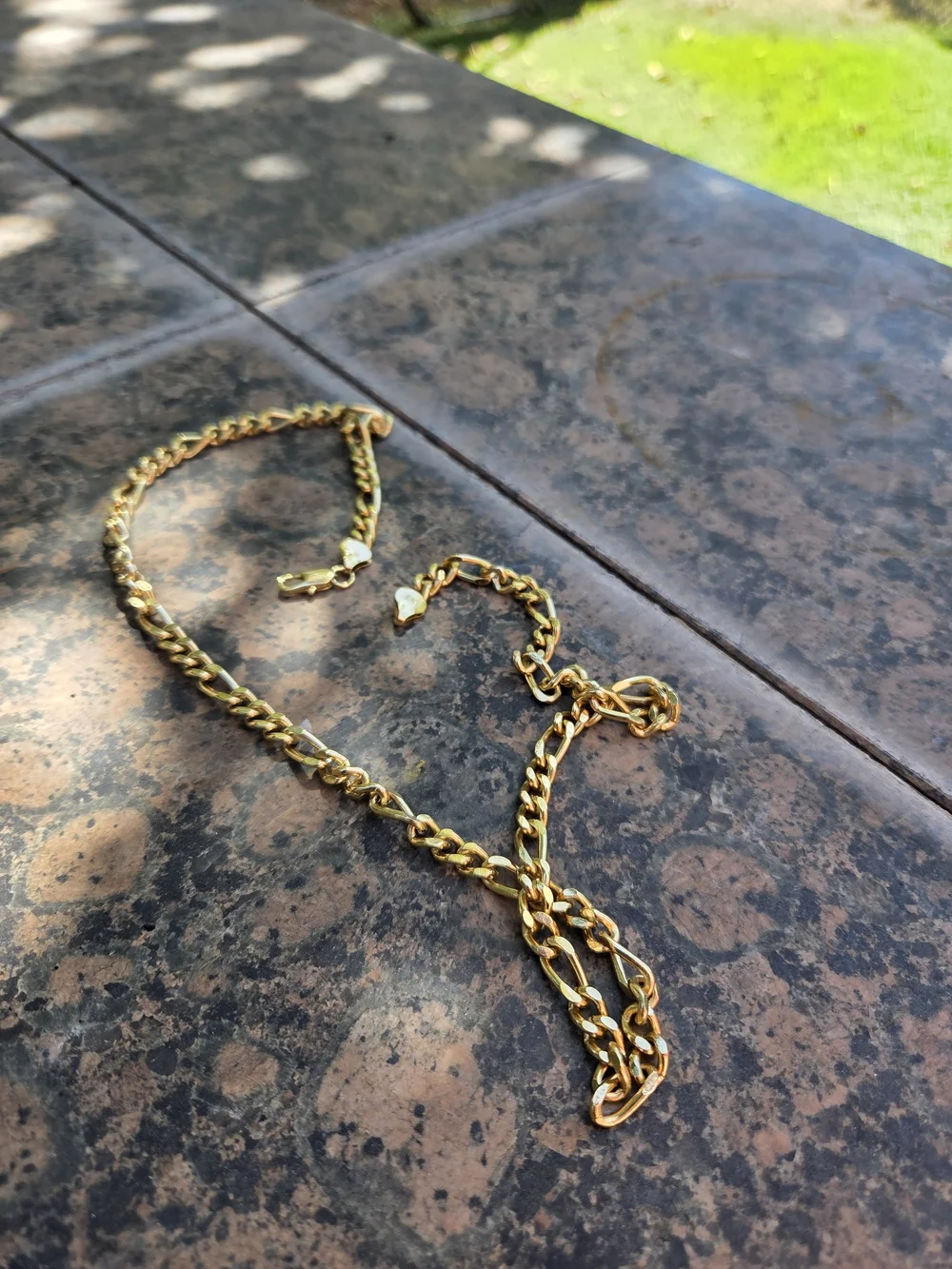 14K Gold-Plated Men's Curb Chain Necklace